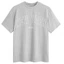 SOLY HUX Women's Graphic Oversized Tees Letter Print Summer Tops Vintage Half Sleeve Loose Casual T Shirts Size ,L, Gray 