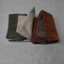 MIULEE Pack of 4 Decorative Throw Pillow Covers 18x18 Inch Brown Green Chenille Textured Throw Pillows Boho Farmhouse Rustic Accent Cushion Covers for Vintage Modern Home Decor Couch Sofa Bed