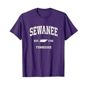 Sewanee Tennessee TN Vintage Athletic Sports Design T-Shirt, XL