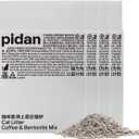 pidan Tofu Cat Litter with Recycled Coffee Grounds, Clumping, Flushable, Ultra Absorbent and Fast Drying, 100% Natural Ingredients Litter, Really Dust-Free, Less Scattering (5.3lb×4bags) 