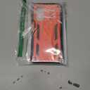 FNTCASE for Samsung Galaxy A14-5G Case: Dual-Layer Protective Textured Shockproof Rugged TPU Cover with Kickstand | Military Grade Drop Protection | Heavy Duty Cell Phone Protector - Orange