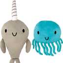 Narwhal and Jelly Plush Set: 14 and 7 W/Tentacles