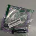 Martingale Dog Collar, 5/16 High-Strength Nylon Rope Slip Collar with Spring-Loaded Adjustable Stopper for Small, Medium & Large Dogs(Light Purple, 18 inch)