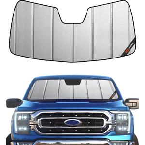 Pigenius Windshield Sunshade for Ford F-150 2015-2020 Front Window Sun Shade - Safeguard