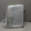 BTSKY 2 Pack A4 Plus Clear Plastic Stackable Storage Box Desk Paper Magazine Container with Buckle, Office Supplies Accessories File Protector Case Organizer, Portable Project Case Document Holders