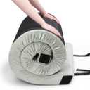 Willpo CertiPUR-US Memory Foam Camping Mattress with Travel Bag and 2 Interchangeable Covers, Lightweight Portable Sleeping Pad for Tents, Guest Beds, Home (Twin/75.2"*38.19"*3, Gray)