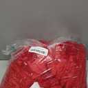 INFIIXSO Sherpa Throw Blanket for Couch - Super Soft & Warm Striped Fleece Blanket, Cozy Plush Fluffy Blanket All Season Use (Red, 60x80 Inches)