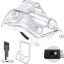 Universal Tubing Adapter for AirSense 10 & AirCurve 10 with Silicone Gasket & 1 Pack Replacement Cartridge Filter Kit for SC 2, Compatible for Cleaner Machines