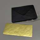 50 PCS Pearl Black A7 Envelopes with Stickers, Shimmering 5x7 Envelopes for Invitations, Great for Wedding Invitation Cards, Birthday RSVP, Graduation, Baby Shower 5.25 x 7.25 inches