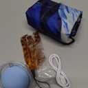 Interactive Cat Toy with Motion Activated Ball & 7-Hole Play Mat, Hide and Seek Exercise Game for Indoor Cats, Automatic Moving Cat Ball in Pouch, Rechargeable Kitten Toys