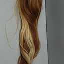 Ginger Brown Blonde Highlights Mixed Fringe Wig With Bangs Heat Resistant Synthetic Wig Loose Wavy Body Wave Wigs Girls Fashion Costume Wig