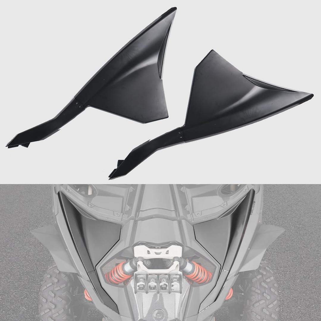 A & UTV PRO Front Fenders Kit for Can Am Maverick X3 / X3 MAX 2017-2024 All Models Accessories, Replace # OEM 705012456, 705012457, Black, 2PCS