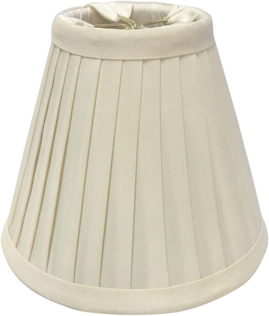 Royal Designs, Inc. CS-841EG Pleated Empire Chandelier Shade, 3 x 6 x 5, Eggshell