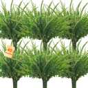 40 Pcs Artificial Boston Fake Fern Plants Bushes Faux Plants Shrubs Greenery UV Resistant for House Office Garden Indoor Outdoor Décor