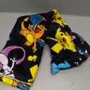 Pokemon Bath Towels 100% Cotton Towels Kids Teens Beach Pool Shower Travel Essentials (Black/Multi, 6-9 Years)