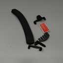 NANYI 4/4 Violin Shoulder Rest Collapsible Adjustable 3/4 Size Violin niversal Type Violin Parts Soft Safety Easy to Use, High Strength Sponge, Black