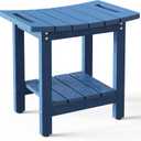HIPS Shower Benches for Inside Shower, Shower Stool with Space-Efficient Storage Shelf, Waterproof Shower Chair Seat for Spa Bathroom(Navy Blue)