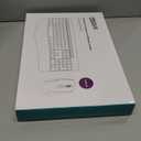 Ergonomic Keyboard and Mouse Combo - Full Size Keyboard Cordless with Palm Wrist Rest Ergonomic Mouse Wireless for Windows Computers Laptops - Light Purple (Upgrade)