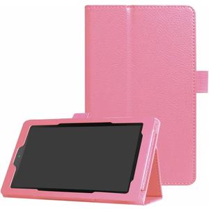 for Amazon Kindle All New Fire 7 SR043KL 7th/9th Generation Smart Cover,Ultra Slim Folio Stand Leather Case Cover with Auto Sleep/Wake Up for Kindle Fire HD7 7" (2017/2019 Release) (Li-Pink)