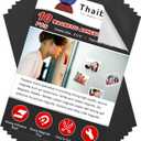 Adhesive Magnetic Sheets, Magnetic Sheets with Adhesive Backing, 8" x 10", 10 Pack Flexible Magnet Sheets with Adhesive - Sticky Magnets with Adhesive Backing for Photo and Picture Magnets
