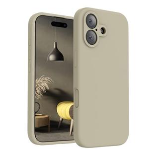 FireNova Magnetic for iPhone 17 Case, Compatible with MagSafe, [Integrated Silicone Camera Control Button] [Camera Protection] Anti-Scratch Microfiber Lining Phone Case, 6.3", Khaki