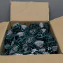 C9 Christmas Lights Outdoor with 100 Spring Clips 65FT 100LED, C9 String Lights Waterproof Connectable for House Roof Patio Yard Windows Xmas Tree Outdoor Christmas Light Decorations, Warm White