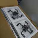 HHR 8-Light Black Lantern Tiered Pendant Light Fixtures, 32" H Foyer Lighting Fixtures, Farmhouse Chandelier for Dining Room Kitchen Island Foyer Entryway Living Room