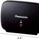 Panasonic KX-TGA407B Range Extender for DECT 6.0 Plus Cordless Phone Systems Landline Telephone (Black)