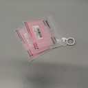 2 x 2 Pack Silicone Suction Cup Phone Case Mount Double-Sided, Hands-Free Strong Grip Holder for iPhone and Android, Sticky Phone Stand for Selfies and Videos, Tender Pink+Transparent