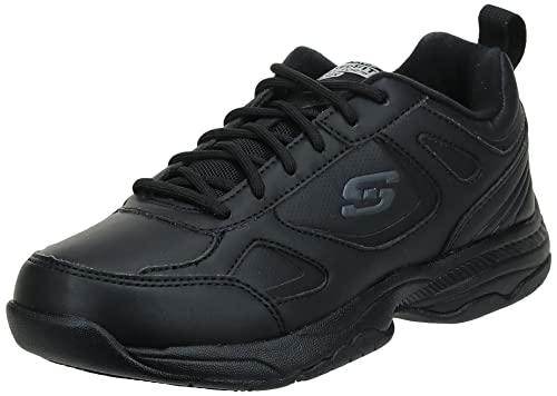Skechers for Work Women's Dighton Bricelyn Wide Work Shoe,Black,6 W US