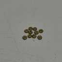 10 pcs Fancy Green Mix Color Rhinestones Sewing Metal Shank Buttons for Coats -22mm -8/9"