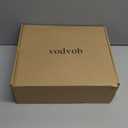 vodvob Western Cowboy Boots for Women Embroidered Rhinestones Knee High Cowgirl Boots Pointed Toe Chunky Heel Fashion Retro Classic Tall Boot Size 9