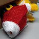 WATERGLIDE Christmas Outdoor Decoration Lighted Dog, 17 Inch Height Pre-Lit 3D Tinsel Cute Puppy Xmas Indoor Outside Holiday Decor with Clear Lights, Light Up & Plug in for Yard Garden Lawn Display