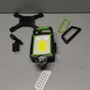 SYLSTAR 30W Rechargeable LED Work Light, 3000LM Magnetic, 5 Modes, 360 Rotatable & Foldable, Waterproof for Garage, Job Site, Camping, Car Repairing (Green)