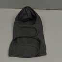 Nanaki Calming Hoodie Dog Ear Covers-No Shake Hematomas Ear Wraps for Dogs, Adjustable Head Wrap Muffs Noise Cancelling Protector, Anxiety Relief, Fireworks & Grooming Bathing, 4th of July, Vet Visit (L(Neck Girth: 15.7inch), Grey)