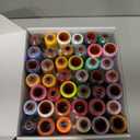 42 Colors Sewing Thread Kit All Purpose Polyester Thread Assorted Colors for Sewing Machine and Hand Stitching Use - 800 Yards per Spool