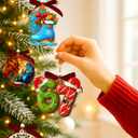 2 x 67 Christmas Ornament - 67 Ornaments for Christmas Tree 2025 - Funny 6 7 for Teens, Kids - Viral Xmas Acrylic Decoration, Teen Girls Trendy Stuff - Meme Funny White Elephant Gifts