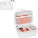 2 x Storage Case for Yoto Mini Player Kids Audio & Music Player, Portable Yoto Card Holder Case(Chirstmas) (Beige)