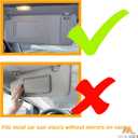 Car Sun Visor (Pack of 2), Tac Extension, 2 in 1 for Day and Night Anti-Glare, Anti Dazzle and Anti UV HD Automobile Windshield Visor by Mobi Lock