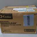 O-Cedar RinseClean Spin Mop & Bucket System + 2 Extra Mop Heads | Clean with Water | Removes 99% of Bacteria
