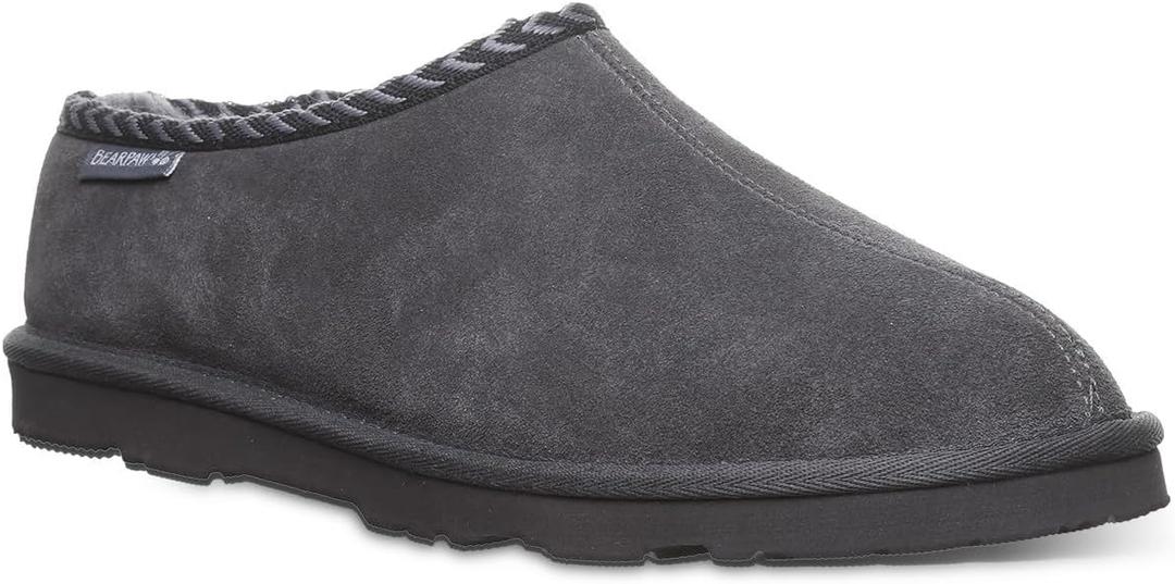 BEARPAW Men's Beau Slipper (11, Graphite)