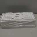 QEEIG Bathroom Shelves Over Toilet - Wall Mounted Floating Shelves Toilet Paper Storage Small Farmhouse Decor Shelf 16 inch Set of 3, White (019-W3)