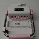 We R Memory Keepers, Cinch Book Binding Machine 2, Pink/White, Easy to Use Design with Slide Ruler, Compatible with Wire or Spiral Coils, Make Professional Books, Notebooks, Calendars and More