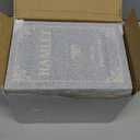 2 Pack Decorative Book Boxes Wooden Antique Book Decorations Vintage Book Storage Box (Style B)