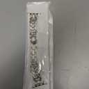 Silm Bracelet Compatible with Apple Watch Bands 38/40/41/42/44/45/46/49mm for Women, Celtic Thin Dressy Stainless Steel Metal Designer Fancy Strap for iWatch Series 11 10 9 8 7 6 5 4 3 SE Ultra (Silver)