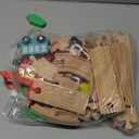 Tiny Land Wooden Train Set for Toddler - 39 Pcs- with Wooden Tracks Compatible with Major Brands - Expandable, Changeable-Train Toy for 3 4 5 Years Old Girls & Boys