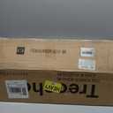 ChooChoo Black End Tables Living Room Set of 2, Narrow Side Table with Storage Shelf, Modern X-Design Slim End Table for Living Room, 11.8" D*23.6" W*23.4" D