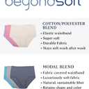 Fruit of the Loom Women's Beyondsoft Underwear, Super Soft Designed with Comfort in Mind, Available in Plus Size (8, Bikini - Modal - 6 Pack - Colors May Vary)