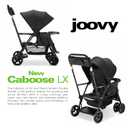 Joovy Caboose LX Tandem Stand-on Stroller, Black