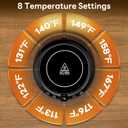 Coffee Mug Warmer with Mug Set - Cup Warmer for Desk Auto Shut Off, Smart Electric Beverage Heater for Coffee, Tea, Water, Milk and Coco, 8 Temperature Settings & 1-12H Timer, Gifts for Coffee Lovers